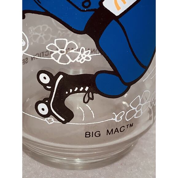 Vtg McDonalds 1977 Officer Big Mac Glass McDonaldand Action Series Collection - Picture 5 of 7